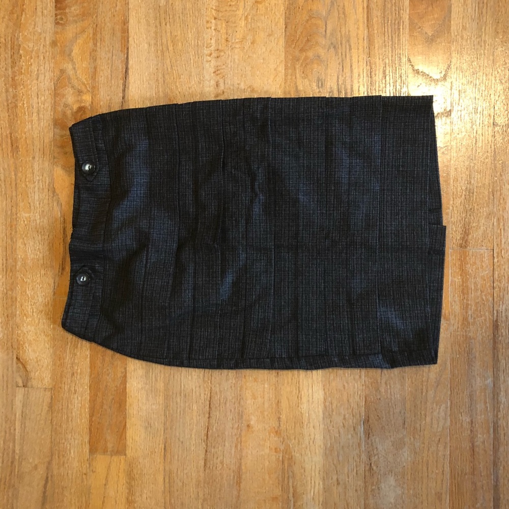 Dark grey pencil skirt